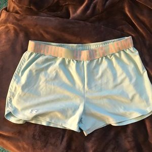 Sky blue Under Armour shorts